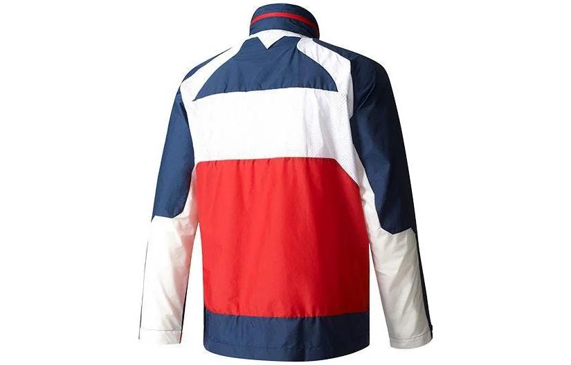 Lookbook adidas Originals Retro Multi-Pocket Outdoor Jacket Blue -  Long Sleeve Coat BQ0936