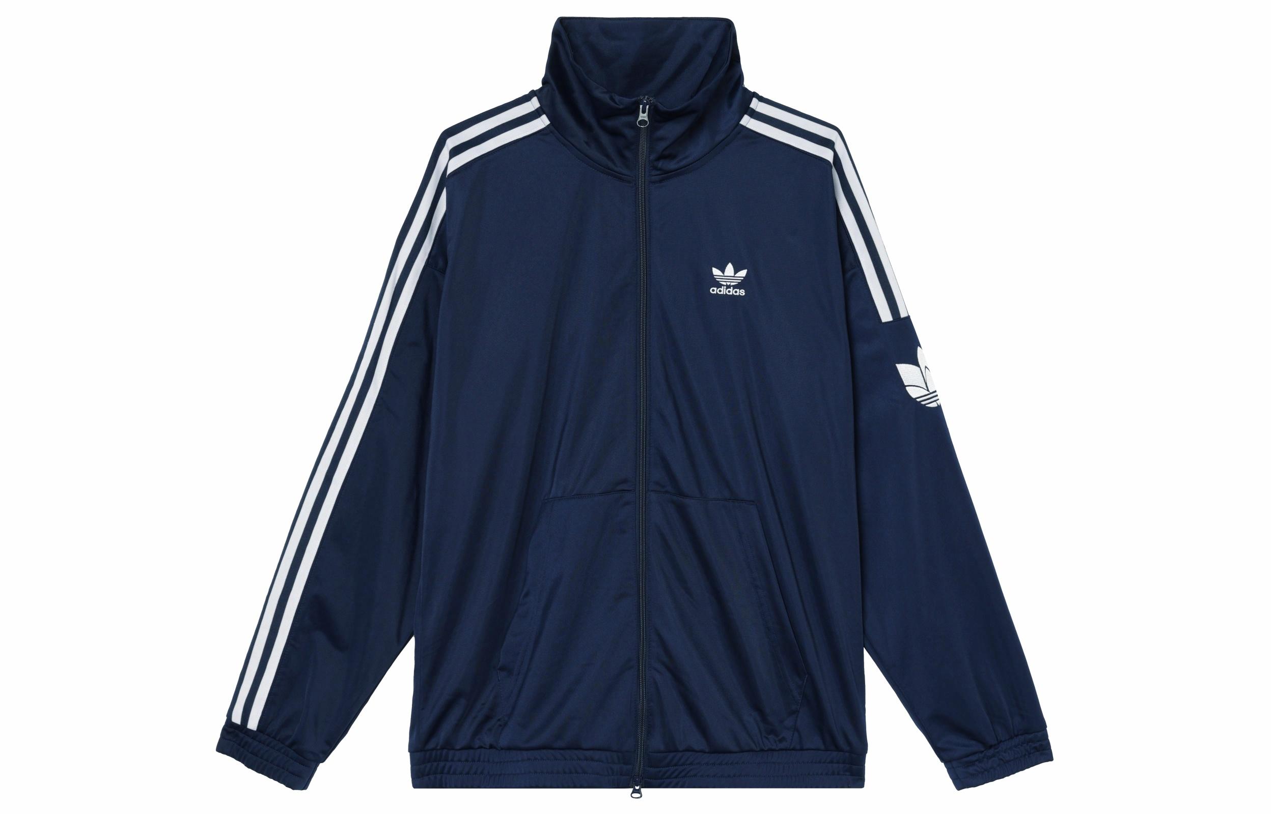 adidas Originals Retro Navy Track Jacket Unisex - Soft, Stylish, and Comfortable JL8398 圖 2