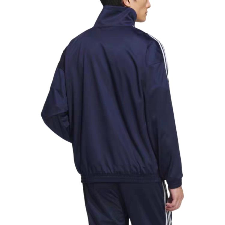 adidas Originals Retro Navy Track Jacket Unisex - Soft, Stylish, and Comfortable JL8398 圖 5