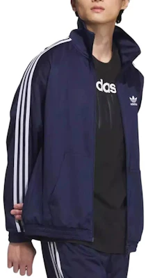 adidas Originals Retro Navy Track Jacket Unisex - Soft, Stylish, and Comfortable JL8398 Details for adidas Originals Retro Navy Track Jacket Unisex - Soft, Stylish, and Comfortable JL8398