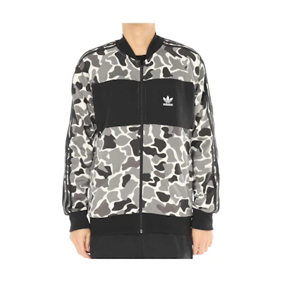 adidas Originals Retro Patchwork Leopard Print Logo Jacket Multicolor DN8036