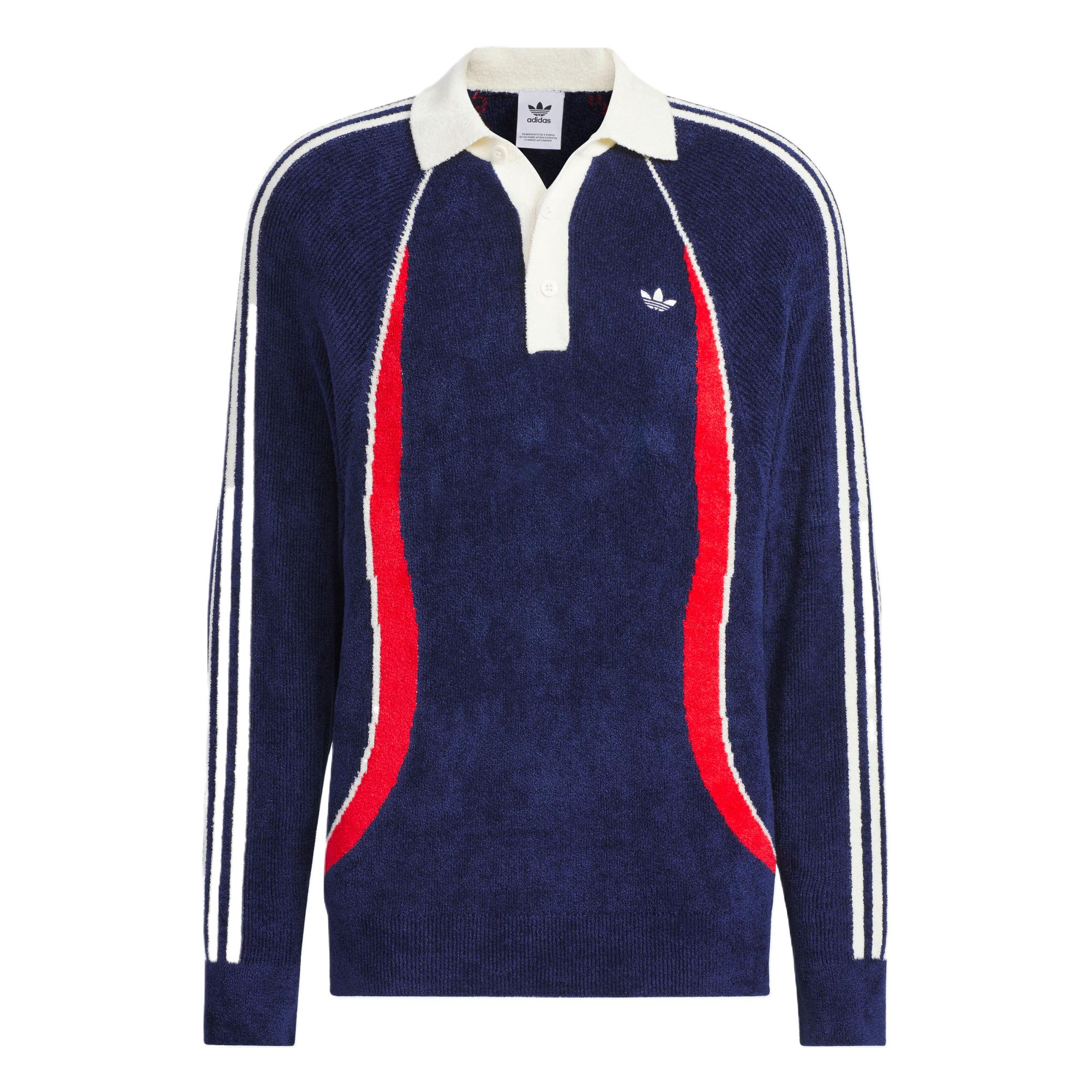 adidas Originals Retro RS Sweater - Stylish, Comfortable Long Sleeve in Navy JN3795