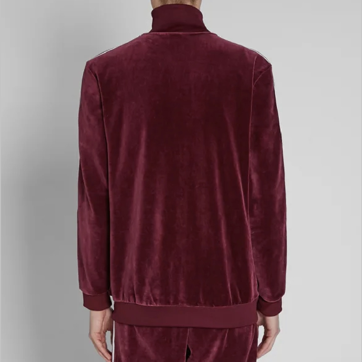 Shop adidas Originals Retro Sports Track Jacket  Maroon with Stripes & Logo Embroidery. DH5789