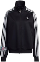 adidas Originals Retro Stripe Logo Embroidered Track Jacket Unisex Black Intl. HS2628 adidas Originals Retro Stripe Logo Embroidered Track Jacket Unisex Black Intl. HS2628