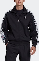 adidas Originals 復古條紋刺繡LOGO運動外套 黑色 男女款 国际版 HS2628 Lookbook adidas Originals 復古條紋刺繡LOGO運動外套 黑色 男女款 国际版 HS2628