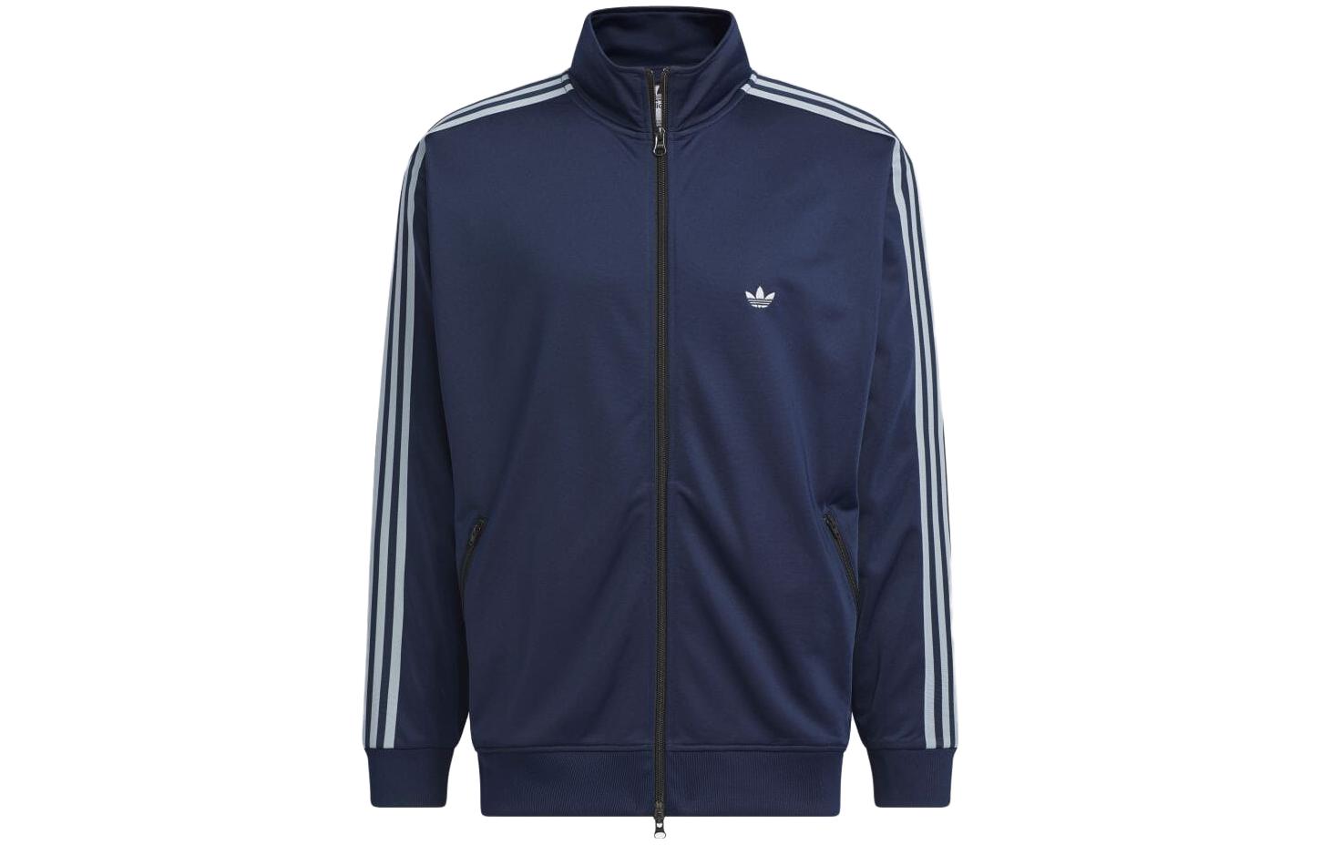 Buy Chaqueta adidas Originals Retro Rayas Cremallera Azul Marino Unisex IK9149