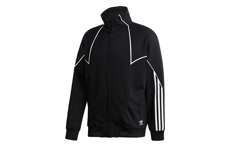 adidas Originals Retro Track Jacket Black Striped Training Outerwear GE0809