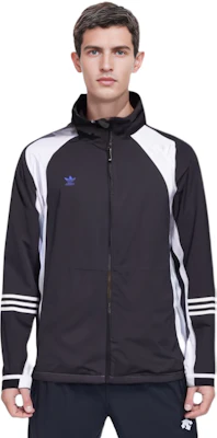 아디다스 오리지널 레트로 트랙 자켓 블랙 스트라이프 컬러블록 디자인 FJ7488 Details for 아디다스 오리지널 레트로 트랙 자켓 블랙 스트라이프 컬러블록 디자인 FJ7488