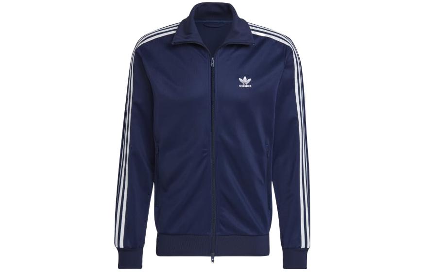 adidas Originals Retro Track Jacket with Logo Stripe Deep Navy HK7364
