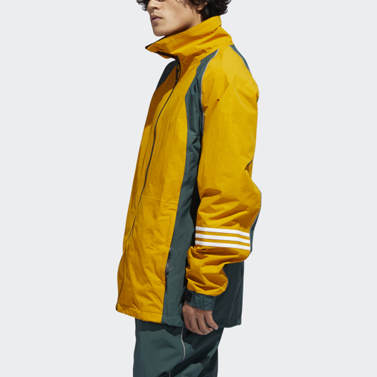 Details for 아디다스 오리지널 옐로우 레트로 트랙 재킷 스트라이프 긴팔 디자인 FJ7489