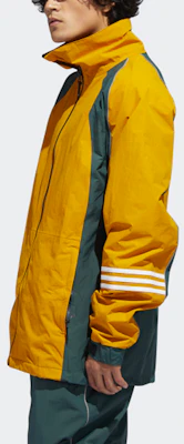 아디다스 오리지널 옐로우 레트로 트랙 재킷 스트라이프 긴팔 디자인 FJ7489 Details for 아디다스 오리지널 옐로우 레트로 트랙 재킷 스트라이프 긴팔 디자인 FJ7489