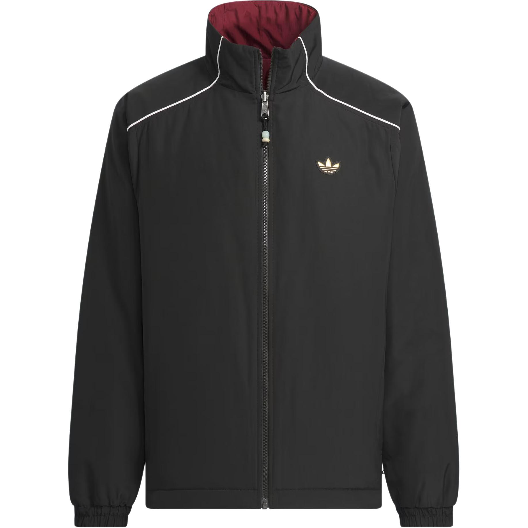 Order adidas Originals REV AW24 CNY LNY Jaket Bolehbalik Hitam/Merah Gelap. KA0821