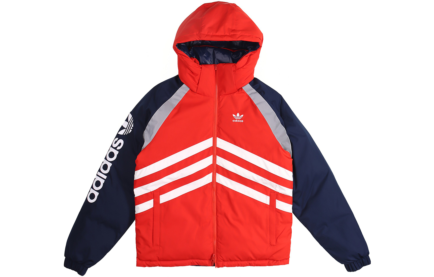Adidas Originals Rev Down Jacket Winter Blue Red Puffer Coat GJ6725 圖 2