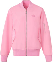 adidas Originals REV FUR Reversible Bomber Jacket Pink for Men JE6122 adidas Originals REV FUR Reversible Bomber Jacket Pink for Men JE6122
