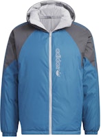 Chaqueta adidas Originals reversible con capucha desmontable azul/blanco hombre. IU4828 Order Chaqueta adidas Originals reversible con capucha desmontable azul/blanco hombre. IU4828