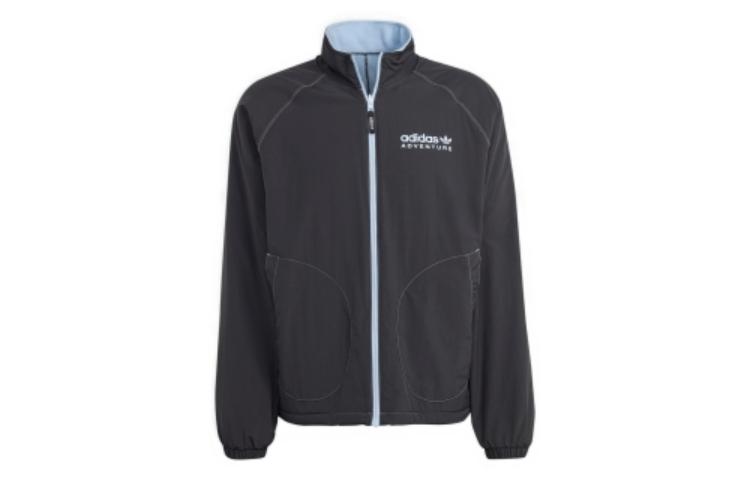 adidas Originals Reversible Logo Stand Collar Jacket Black IC2339