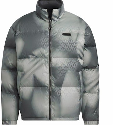 阿迪达斯经典款双面羽绒外套 银灰色冬季保暖服 JD3745 Order 阿迪达斯经典款双面羽绒外套 银灰色冬季保暖服 JD3745