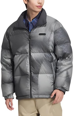 阿迪达斯经典款双面羽绒外套 银灰色冬季保暖服 JD3745 Lookbook 阿迪达斯经典款双面羽绒外套 银灰色冬季保暖服 JD3745