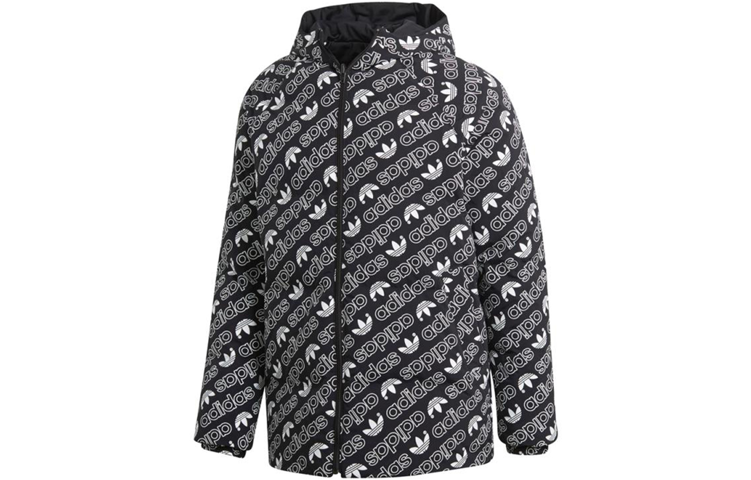 Adidas Originals Reversible Puffer Jacket Black/White DP8561