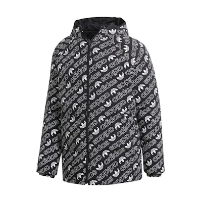 Adidas Originals Reversible Puffer Jacket Black/White DP8561