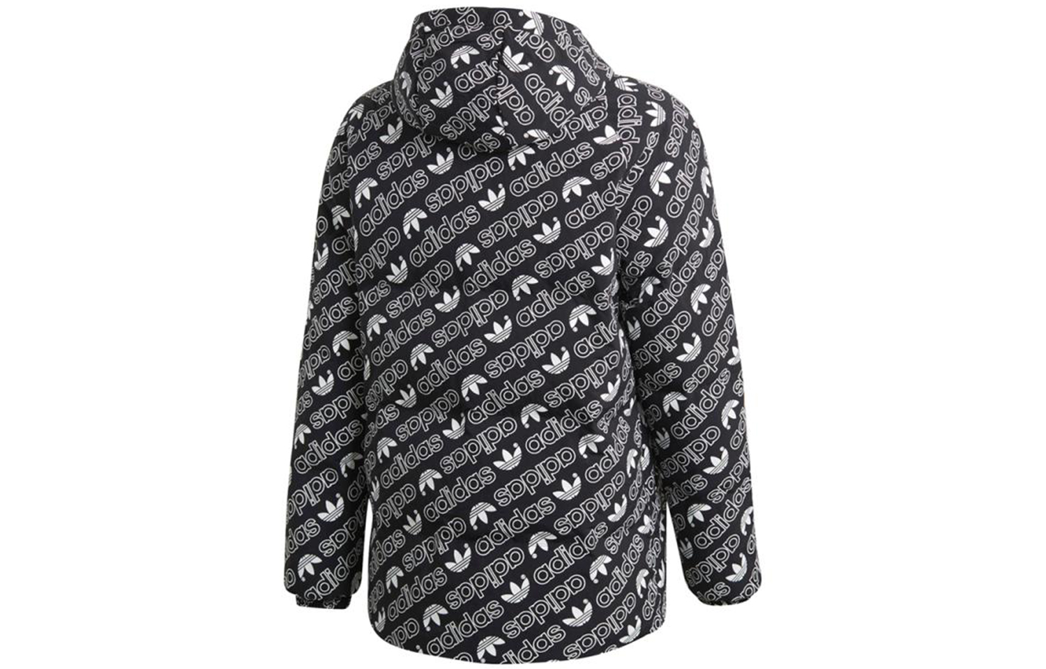 Lookbook Adidas Originals Reversible Puffer Jacket Hitam/Putih DP8561