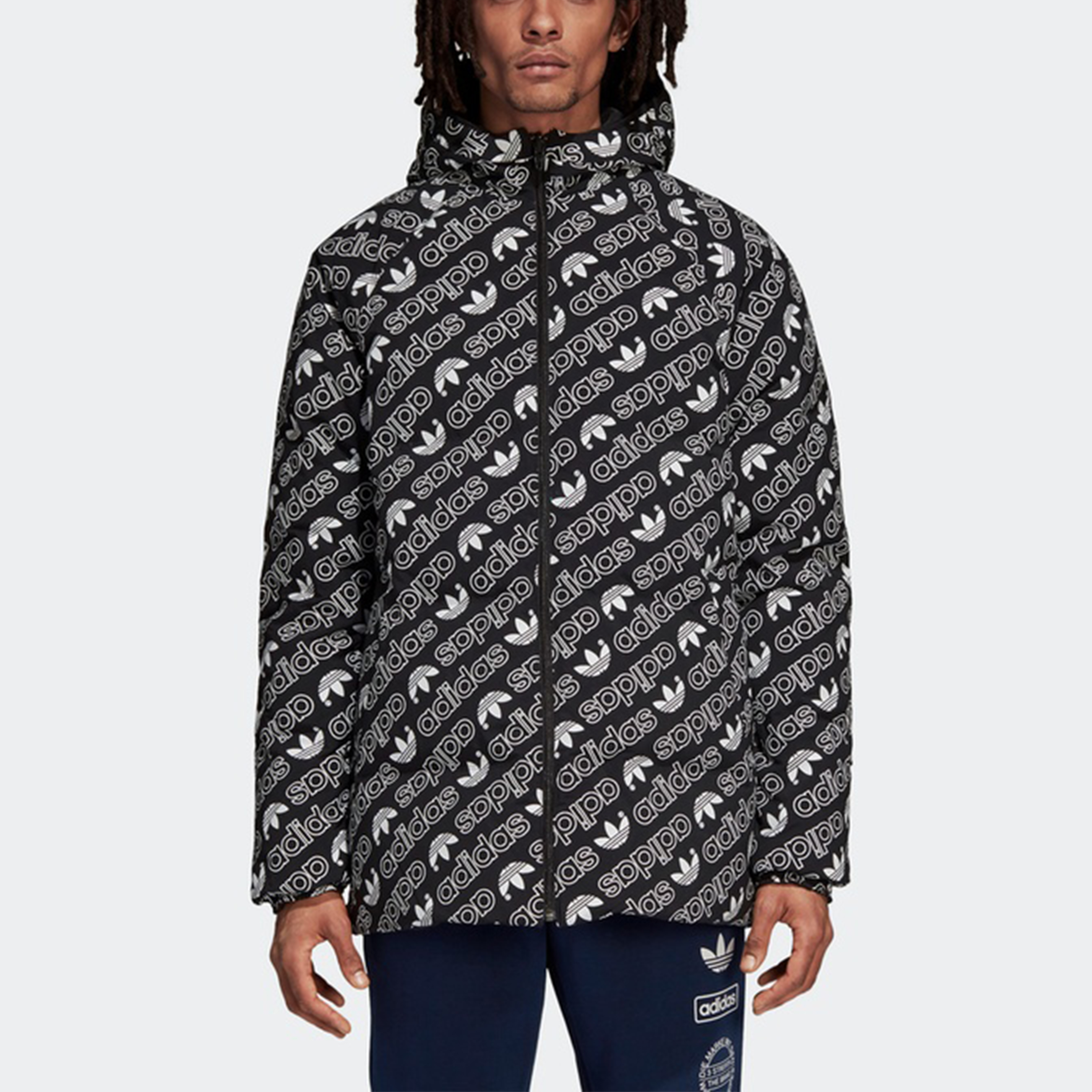 Purchase Adidas Originals Reversible Puffer Jacket Hitam/Putih DP8561