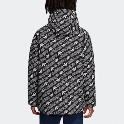 Adidas Originals Reversible Puffer Jacket Hitam/Putih DP8561 Details for Adidas Originals Reversible Puffer Jacket Hitam/Putih DP8561