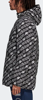 Adidas Originals Reversible Puffer Jacket Hitam/Putih DP8561 Sizing Adidas Originals Reversible Puffer Jacket Hitam/Putih DP8561