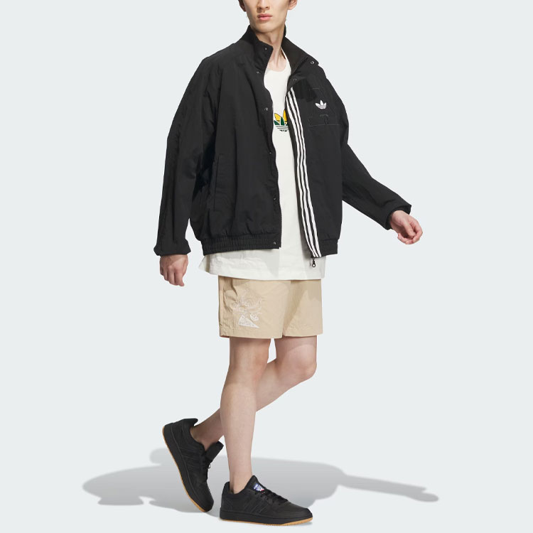 Purchase adidas Originals Rifta 條紋Logo運動外套 黑色. IU4845