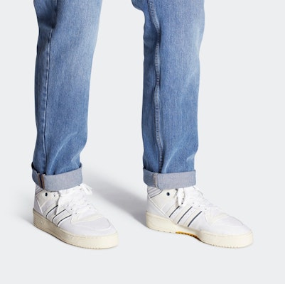 아디다스 오리지널스 라이벌리 '화이트 옐로우' FW3120 Sizing 아디다스 오리지널스 라이벌리 '화이트 옐로우' FW3120