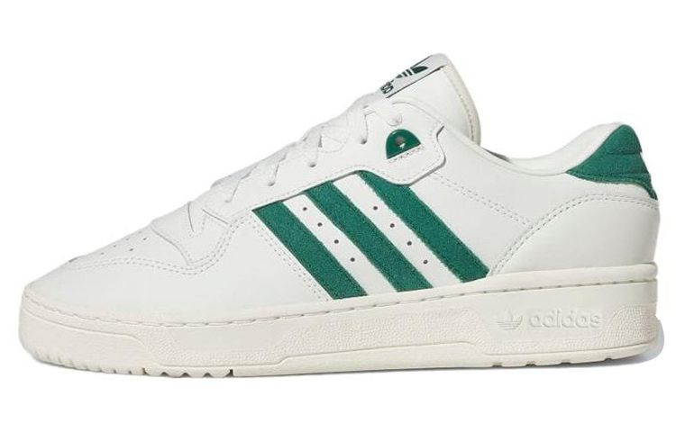 Buy adidas originals Rivalry Low 防滑耐磨 低幫 板鞋 男女同款 白綠色