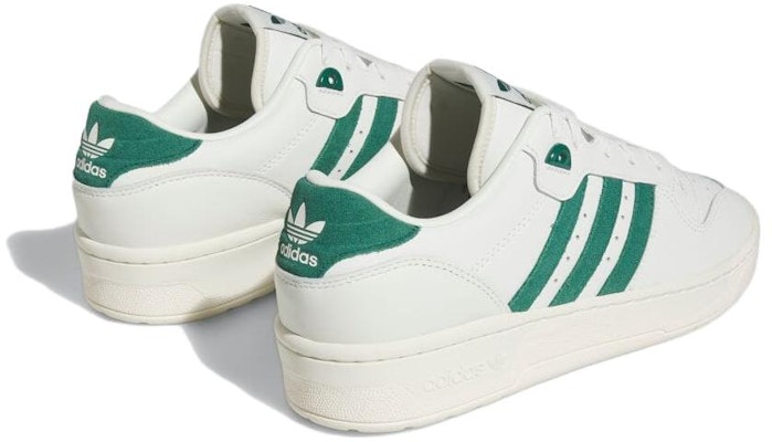 adidas originals Rivalry Low 防滑耐磨 低幫 板鞋 男女同款 白綠色 Shop adidas originals Rivalry Low 防滑耐磨 低幫 板鞋 男女同款 白綠色