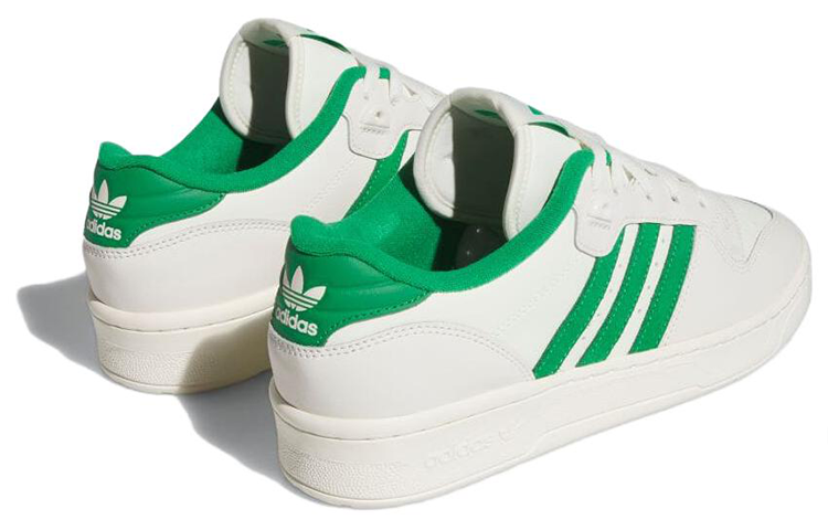 Shop adidas originals Rivalry Low 防滑耐磨 低幫 板鞋 男款 白綠