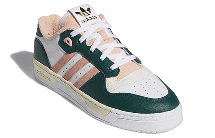 adidas Originals Rivalry Low 'White Green Pink' 圖 3