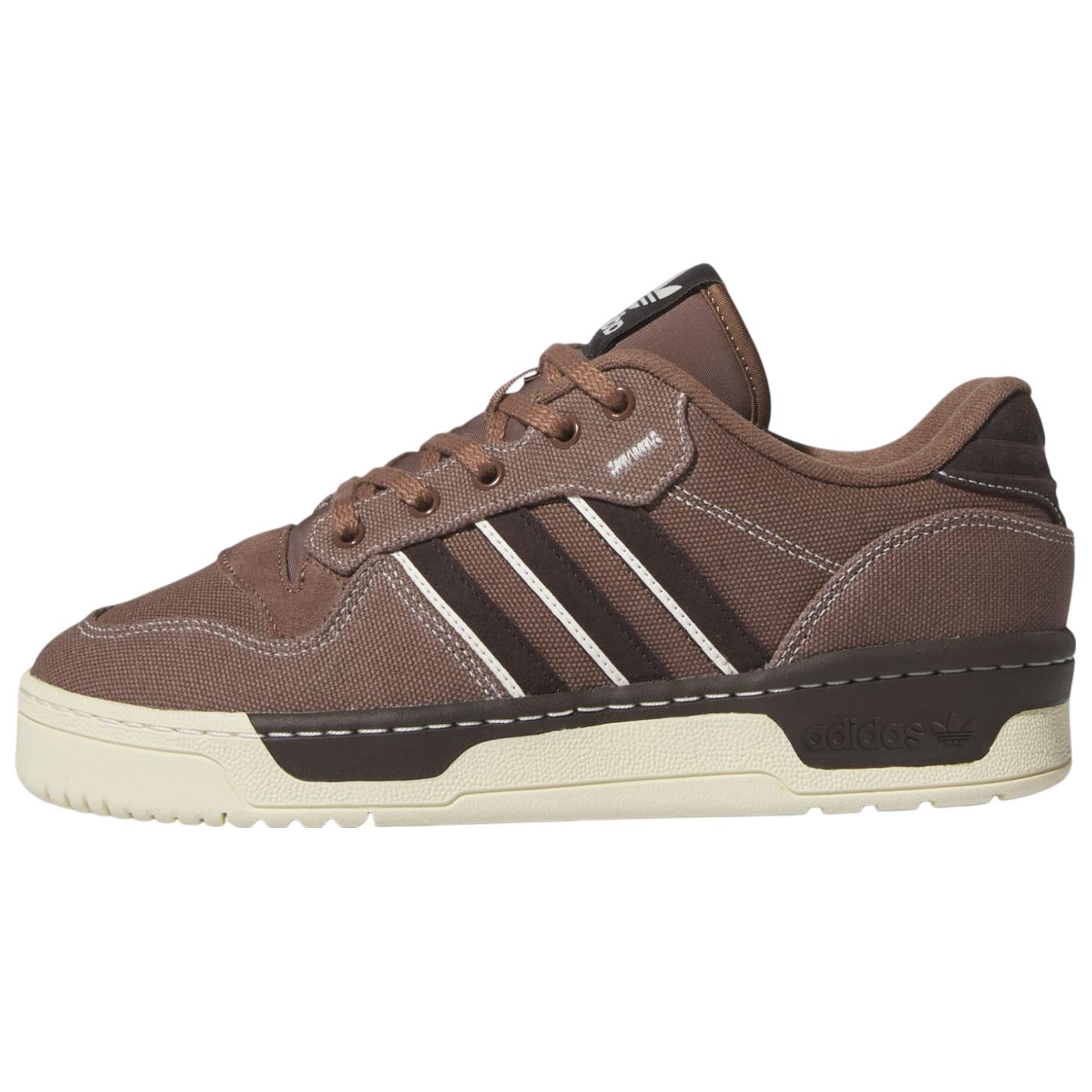 adidas Originals Rivalry Low Earth Strata Brown Casual Low-Top Sneakers. IF7134