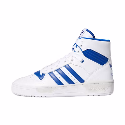 adidas originals Rivalry Retro High Top Skate Shoes White Blue