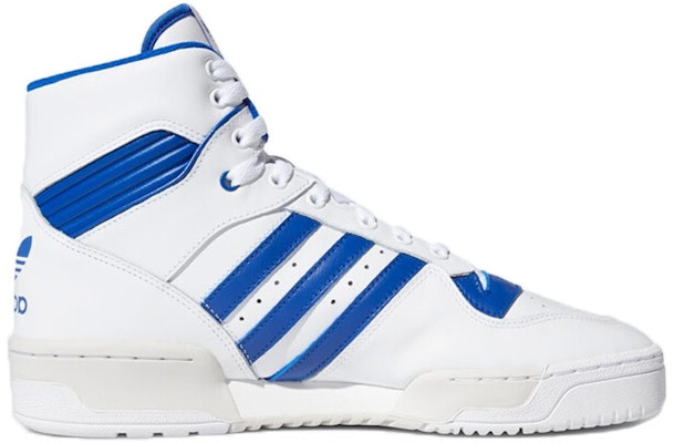 adidas originals Rivalry Retro High Top Skate Shoes White Blue EF6408 Order adidas originals Rivalry Retro High Top Skate Shoes White Blue EF6408