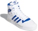 Lookbook adidas Originals Rivalry Retro Kasut High Top Skate Putih Biru EF6408