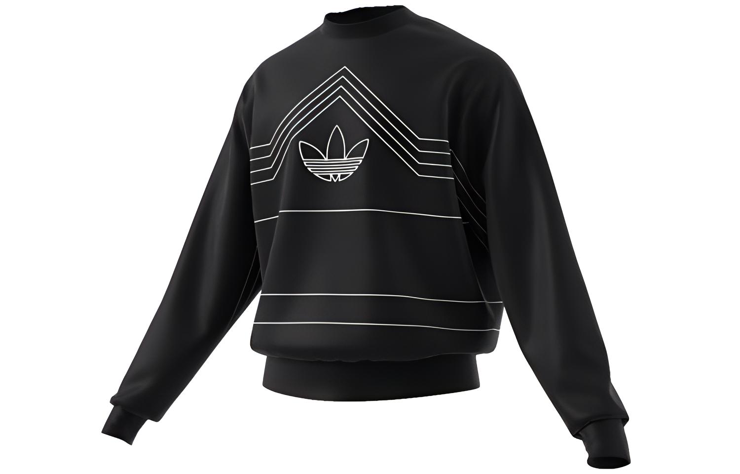 adidas Originals Rivalry Retro Crewneck Sweatshirt Black () ED5659