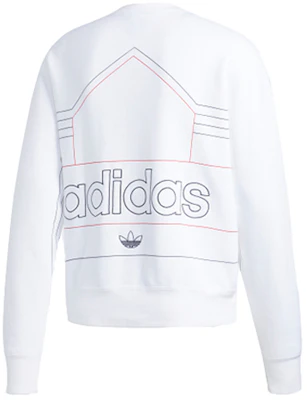 adidas Originals Rivalry 復古圓領運動衫 白色 ED5660 Lookbook adidas Originals Rivalry 復古圓領運動衫 白色 ED5660
