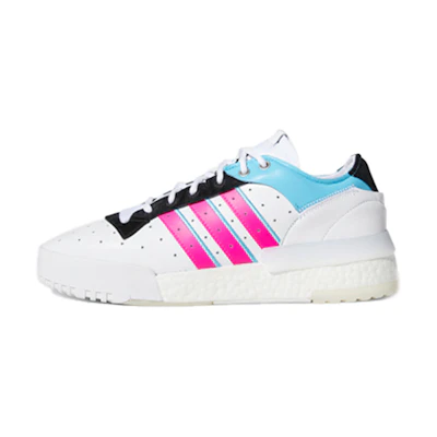 (W) adidas originals Rivalry Rm Low 'White Black Blue'