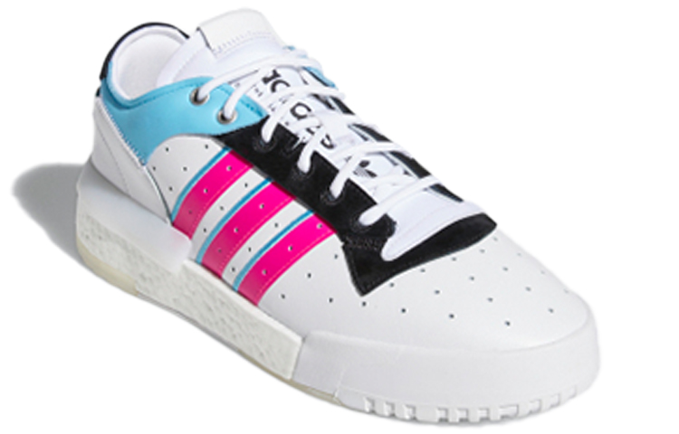Lookbook adidas originals Rivalry Rm Low 防滑耐磨 低筒 板鞋 男女同款 白藍粉
