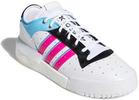 (W) adidas Originals Rivalry RM Low 'Putih Hitam Biru' FV4183 Lookbook (W) adidas Originals Rivalry RM Low 'Putih Hitam Biru' FV4183