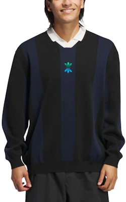 아디다스 오리지널 롤링 링크스 SS24 블랙 V넥 폴로 스웨트셔츠 IT0142 Shop 아디다스 오리지널 롤링 링크스 SS24 블랙 V넥 폴로 스웨트셔츠 IT0142