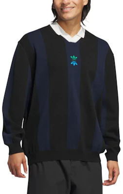 아디다스 오리지널 롤링 링크스 SS24 블랙 V넥 폴로 스웨트셔츠 IT0142 Purchase 아디다스 오리지널 롤링 링크스 SS24 블랙 V넥 폴로 스웨트셔츠 IT0142