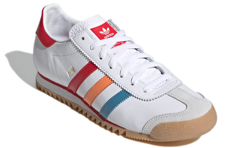 adidas rom white blue red