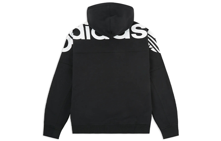 adidas Originals RYV Blkd H Printed Patchwork Hoodie Black FK3599