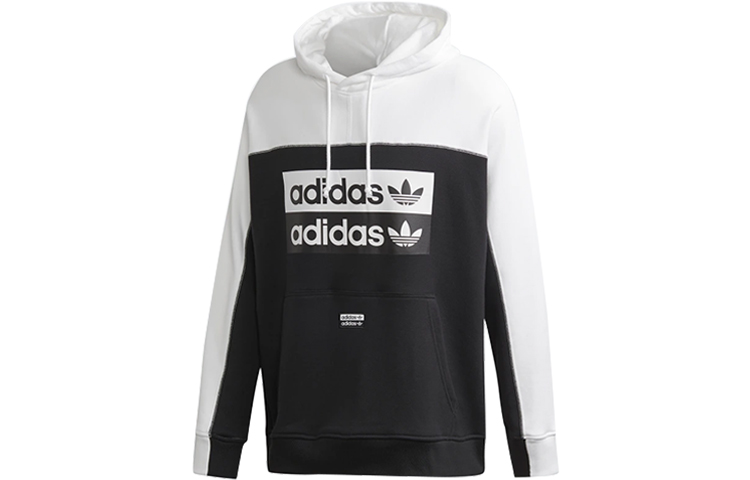 adidas Originals RYV Dual-Tone Printed Hoodie Black FM2279