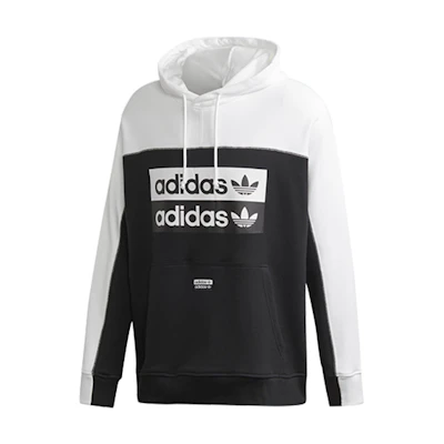 adidas Originals RYV Dual-Tone Printed Hoodie Black FM2279