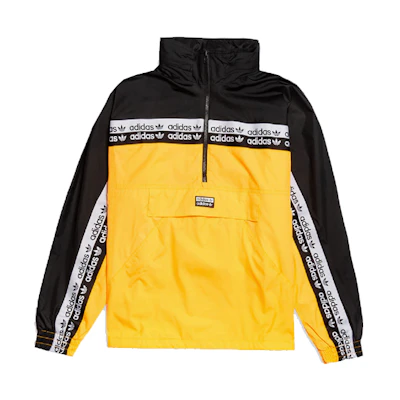 adidas Originals RYV Utility Jacket Yellow with Letter Detail EK4335